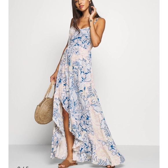 Free People Dresses & Skirts - Free People Forever Yours Smocked Maxi Slip Dress